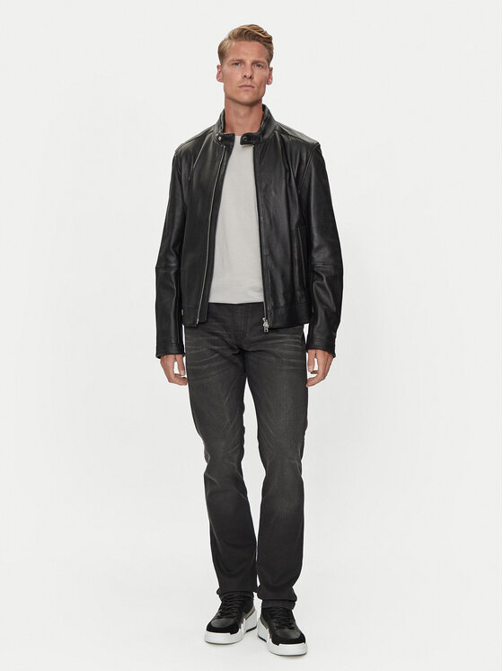 Just Cavalli Just Cavalli Τζιν 77OAB500 Μαύρο Slim Fit