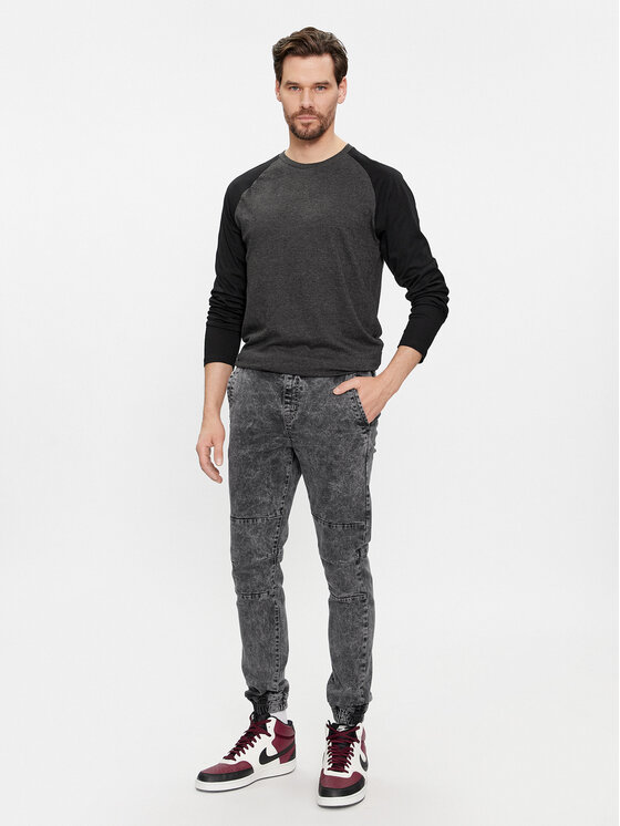 Brave Soul Brave Soul Pikkade varrukatega T-särk MLT-69OSBOURNEJ Hall Regular Fit