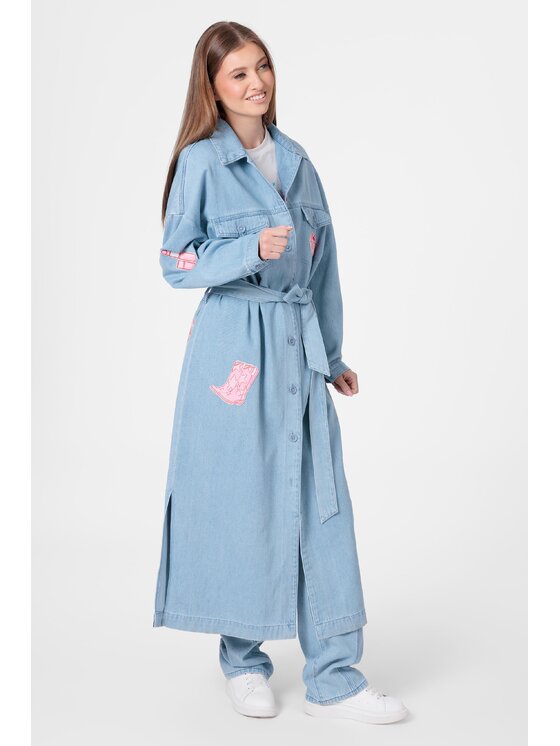 LAURELLA LAURELLA Kabát 9UL001 Modrá Regular Fit