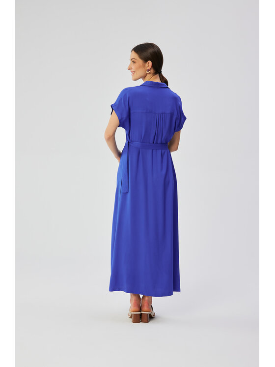 Stylove Stylove Každodenné šaty S364 Modrá Comfortable Fit