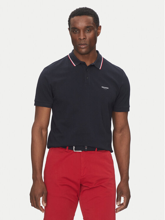 Hechter Paris Hechter Paris Polo marškinėliai 74018 151902 Tamsiai mėlyna Regular Fit