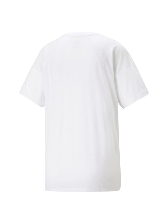 Puma Puma T-Shirt 673066 Biały Regular Fit