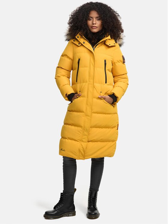 Marikoo Marikoo Kurtka zimowa Schneesternchen Żółty Regular Fit