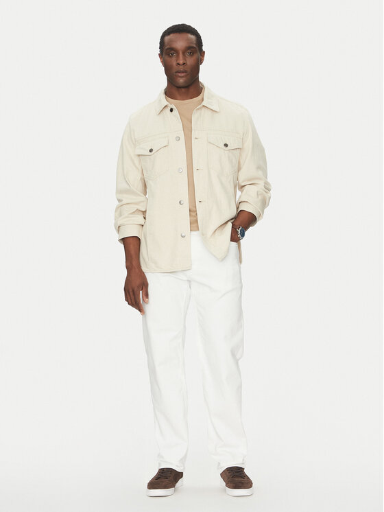 Michael Kors Michael Kors Košile CR5900PBK8 Écru Regular Fit