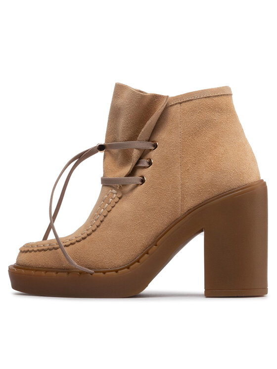 Simple Simple Stiefeletten SL-34-02-000074 Beige