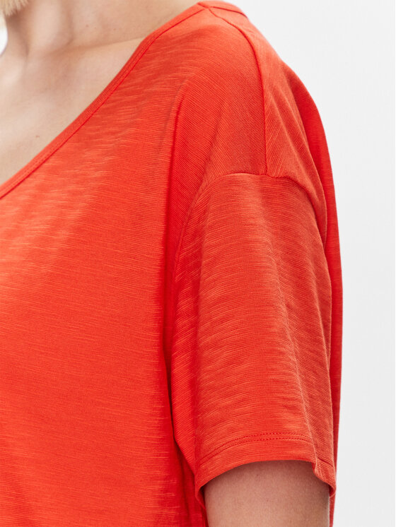United Colors Of Benetton United Colors Of Benetton T-shirt 3BVXD1033 Narančasta Relaxed Fit