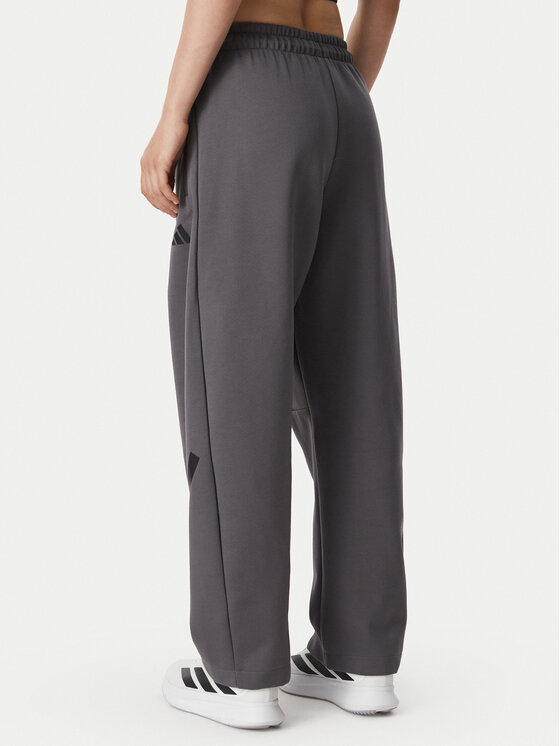 adidas adidas Donji dio trenerke Z.N.E. Open Hem KF6377 Siva Loose Fit