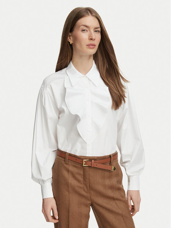 Luisa Spagnoli Luisa Spagnoli Cămașă Loriana 543537 Alb Regular Fit