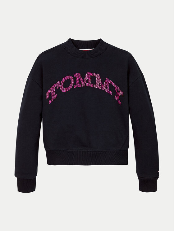 Tommy Hilfiger Tommy Hilfiger Pulóver KG0KG08187 Sötétkék Regular Fit