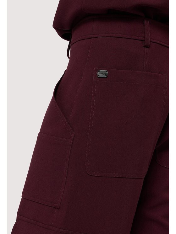 Trussardi Trussardi Pantaloni di tessuto P234A102425N036 Bordeaux Regular Fit