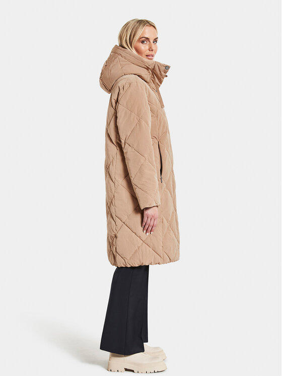 Didriksons Didriksons Зимно яке Torun 504377 Бежов Relaxed Fit