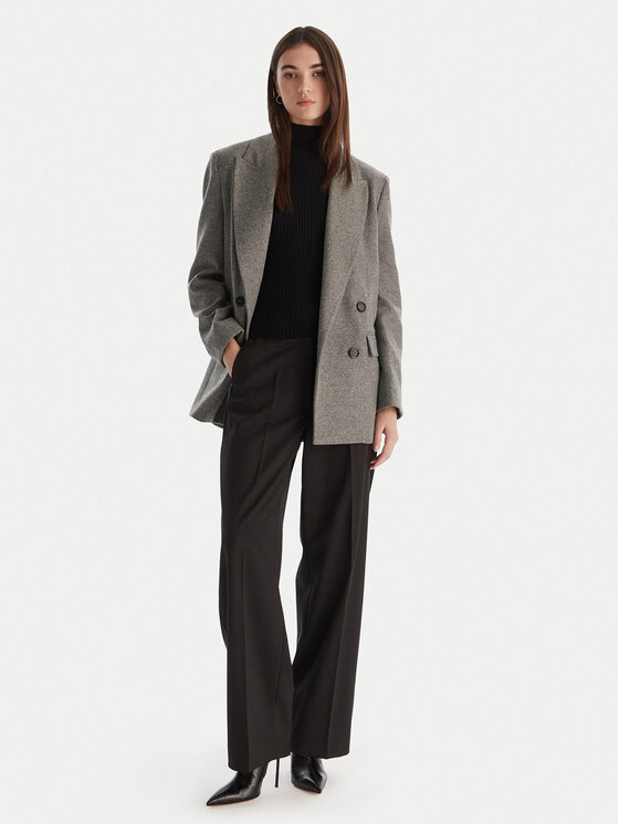 PINKO PINKO Švarkas Amora Giacca 106099 A2ZU Pilka Regular Fit