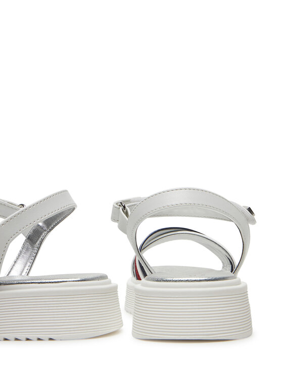 Tommy Hilfiger Tommy Hilfiger Sandali Sandal T4A2-33799-0273 Bianco