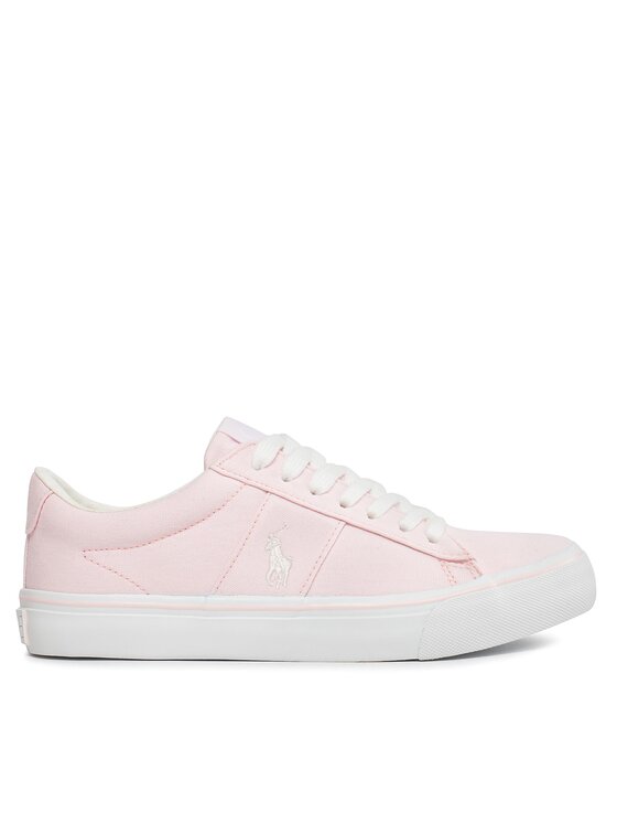 Sneakers Polo Ralph Lauren Sayer RF104059 Pale Pink Recycled Canvas w/ White PP