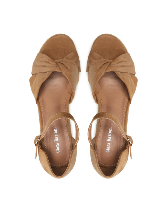 Clara Barson Clara Barson Espadrilės WSS20524-01ECO Ruda