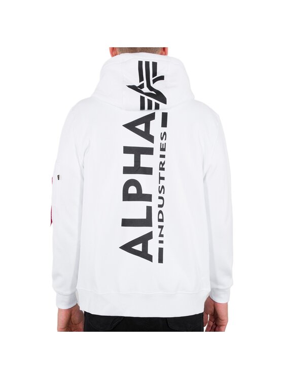 Alpha Industries Alpha Industries Mikina AI.128342-09-M Biela Regular Fit