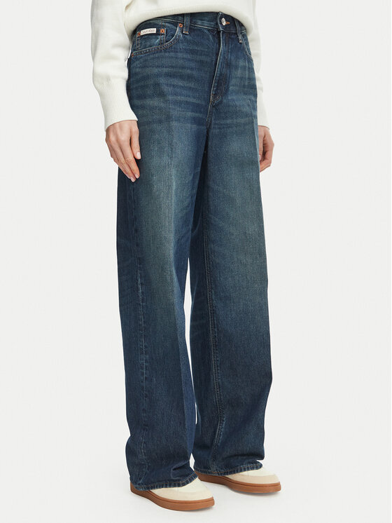 Calvin Klein Jeans Calvin Klein Jeans Jeans hlače LV047H751G Modra Baggy Fit