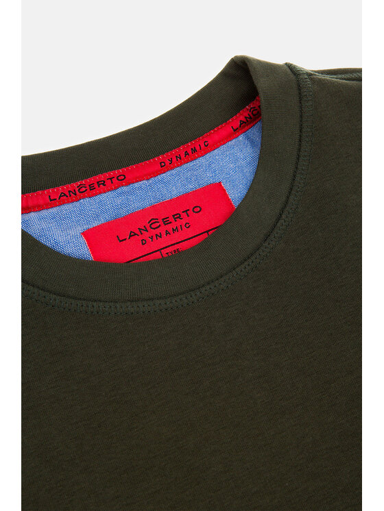 Lancerto Lancerto Bluza Quentin Zielony Regular Fit
