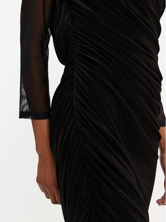 NORMA KAMALI NORMA KAMALI Coctailkleid KK4223PM286001 Schwarz Slim Fit