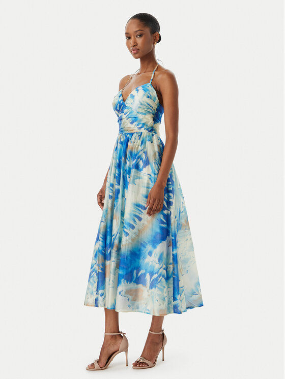 Marciano Guess Marciano Guess Коктейльна сукня G6GK53 W1985 Голубий Regular Fit