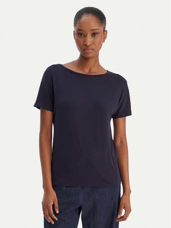 Marella Marella T-Shirt Emme by Marella Fervida 2615971021 Granatowy Regular Fit