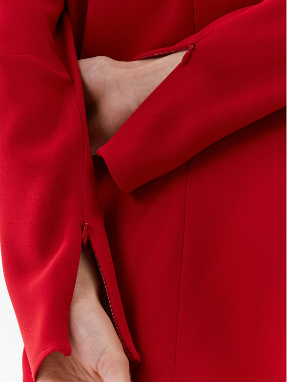 Red Valentino Red Valentino Ежедневна рокля 2R3VAGR5 Червен Regular Fit