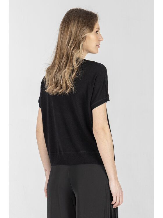 Deni Cler Milano Deni Cler Milano T-Shirt T-DC-T004-F2-90-90-1 Czarny Regular Fit