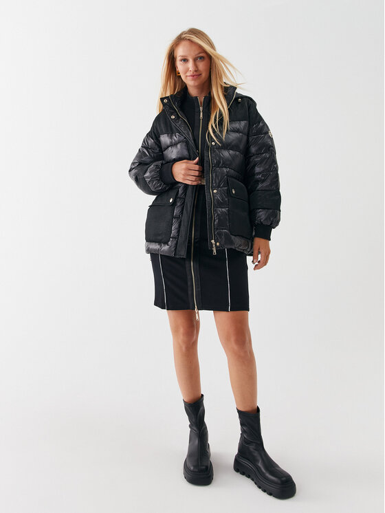 Liu Jo Sport Liu Jo Sport Übergangsjacke TF3137 TS031 Schwarz Relaxed Fit