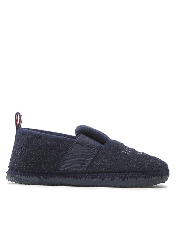 Tommy Hilfiger Tommy Hilfiger Kapcie Indoor Slipper T1B1-32552-1506 Granatowy