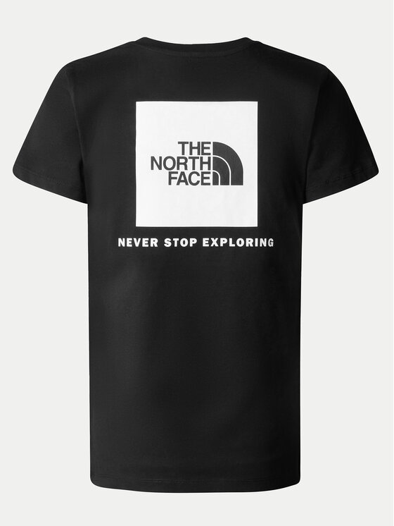 The North Face The North Face Тишърт Redbox NF0A87NM Черен Regular Fit