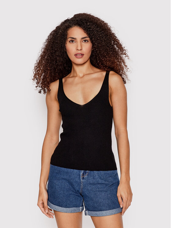 Vero Moda Top Glory 10264760 Čierna Slim Fit