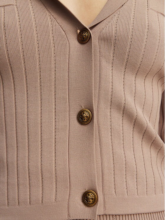 Guess Guess Kardigan W5YR11 Z0130 Bež Regular Fit