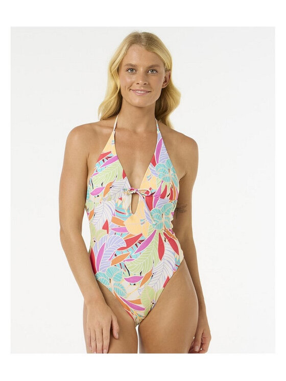 Rip Curl Rip Curl Strój kąpielowy Cala Vadella Cheeky One Piece Kolorowy