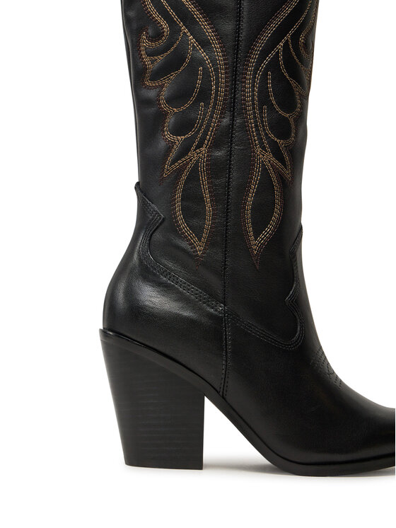 Aldo Aldo Каубойски обувки Alamo 13773250 Черен