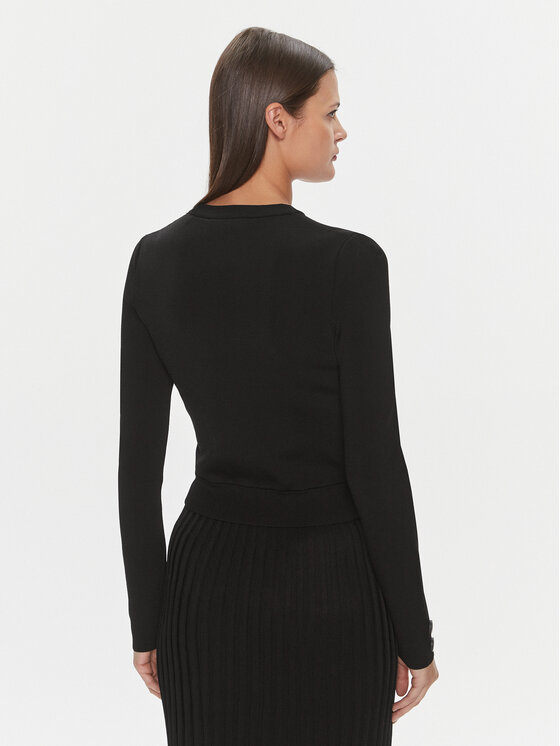 Guess Guess Pullover Sophie W4RR52 Z3D60 Schwarz Slim Fit