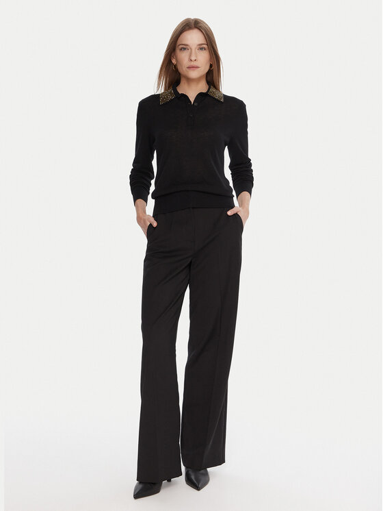 Lola Casademunt by Maite Lola Casademunt by Maite Pulover MF2511006 Črna Regular Fit