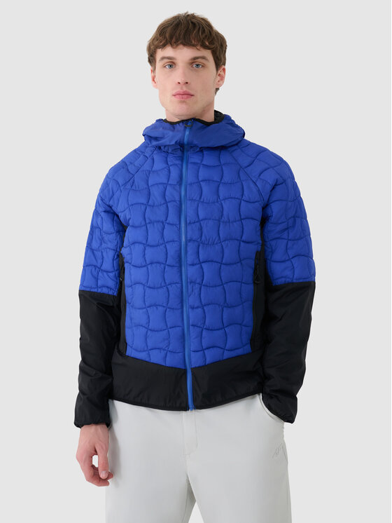 4F 4F Kurtka puchowa 4FWSS25TTJAM697 Niebieski Active Fit