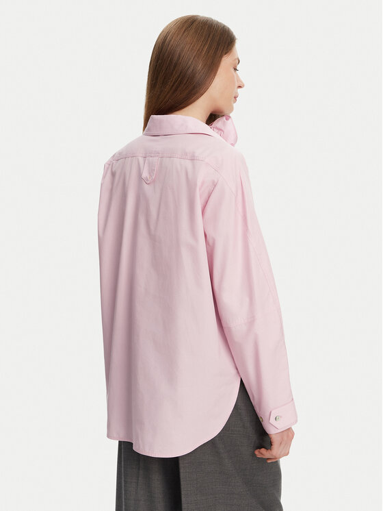 Marella Marella Cămașă Von 2513111014 Roz Relaxed Fit