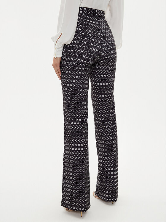 Elisabetta Franchi Elisabetta Franchi Szövet nadrág PA-S35-46E2-V470 Fekete Regular Fit