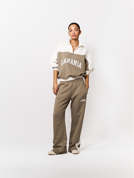 La Mania La Mania Spodnie dresowe DARLENE Khaki Active Fit