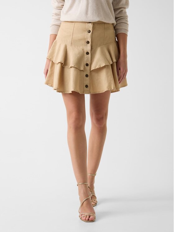 Guess Guess Spódnica mini 182627 Beżowy