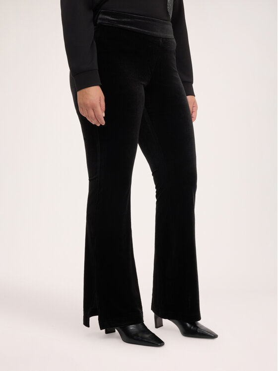 Fiorella Rubino Fiorella Rubino Spodnie materiałowe P017L002562N033 Czarny Regular Fit