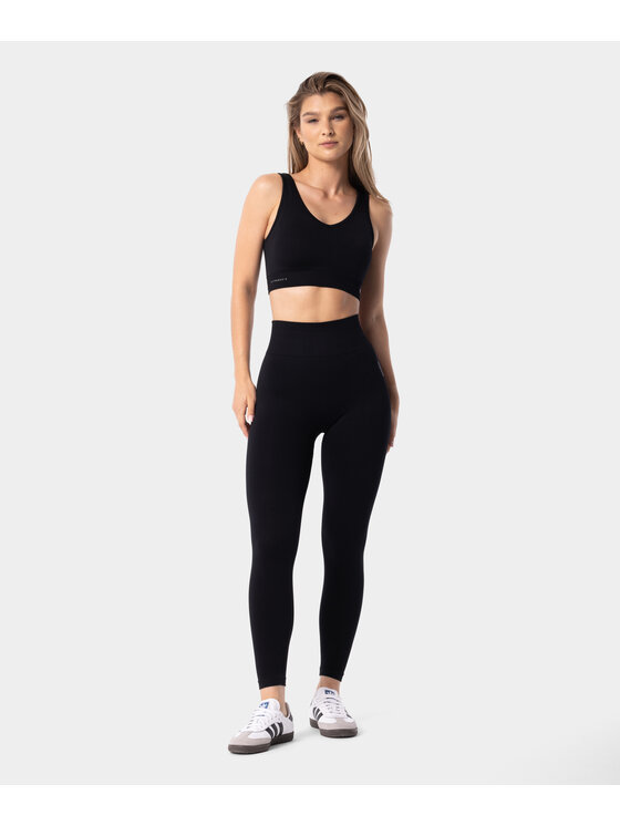 Carpatree Carpatree Legginsy Simply Leggings Czarny Fitted Fit