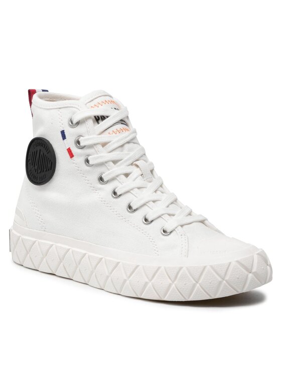 Palladium Palladium Sneakers aus Stoff Ace Cvs Mid U 77015-116-M Weiß
