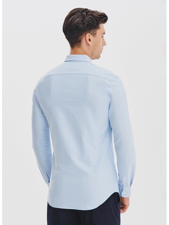 Pako Lorente Pako Lorente Koszula P25WF-1X-003 Niebieski Slim Fit