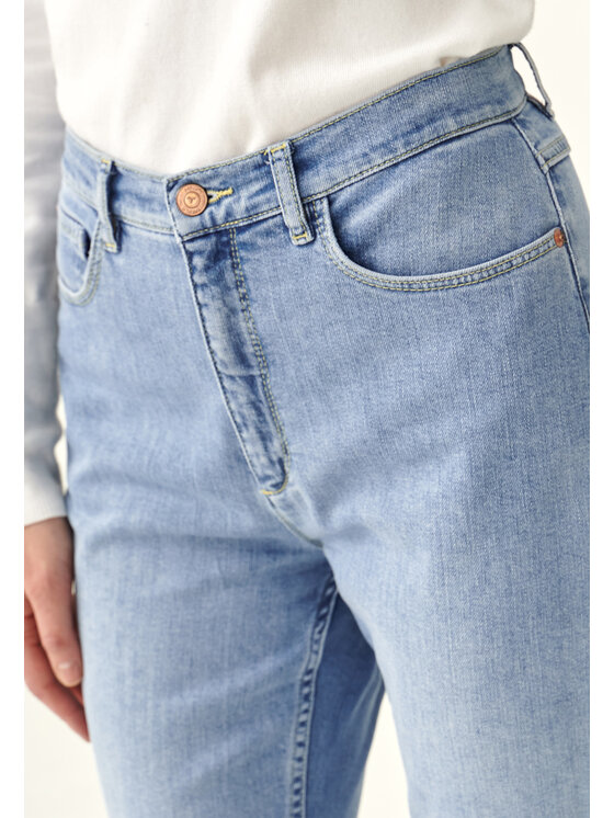 TATUUM TATUUM Jeansy ROMIKI 1 Niebieski Skinny Fit