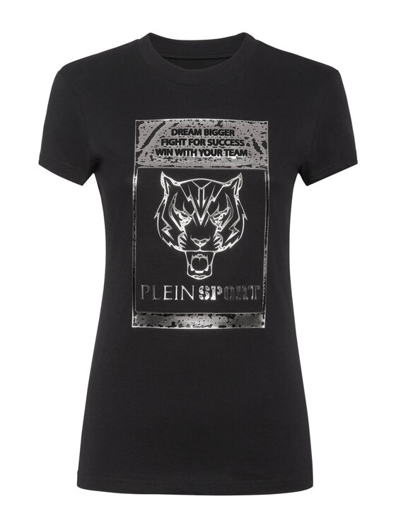 Plein Sport Plein Sport T-Shirt 2125 Czarny Regular Fit