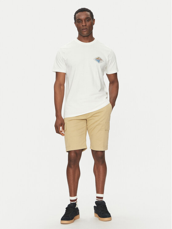 Quiksilver Quiksilver Marškinėliai EQYZT08038 Écru Regular Fit