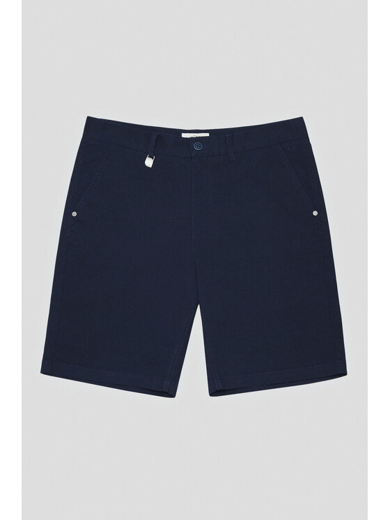 Lancerto Lancerto Szorty materiałowe Havana SZO082124000006 Granatowy Regular Fit