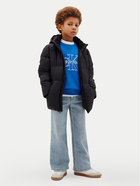 Calvin Klein Calvin Klein Kurtka zimowa LVCKTJM16B Czarny Regular Fit